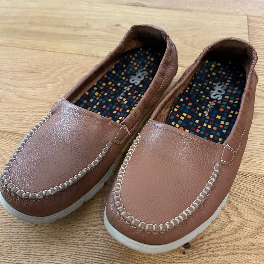 SAS brand leather Sunny slip on loafer sz 8.5